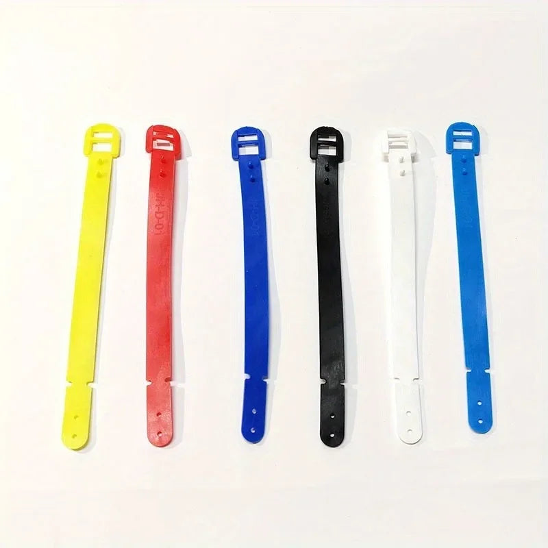 20Pcs Silicone Luggage Tag Strap Color Glue Luggage Tag Strap PVC Luggage Tag Strap Luggage Tag Hanging Rope