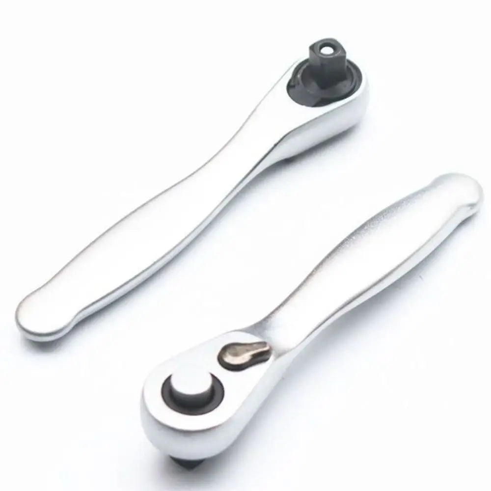 Ratchet Wrench 1/4 Drive Ratchet Handle Mini 72 Teeth Quick Release Socket Spanner Screwdriver Bit Hand Tool