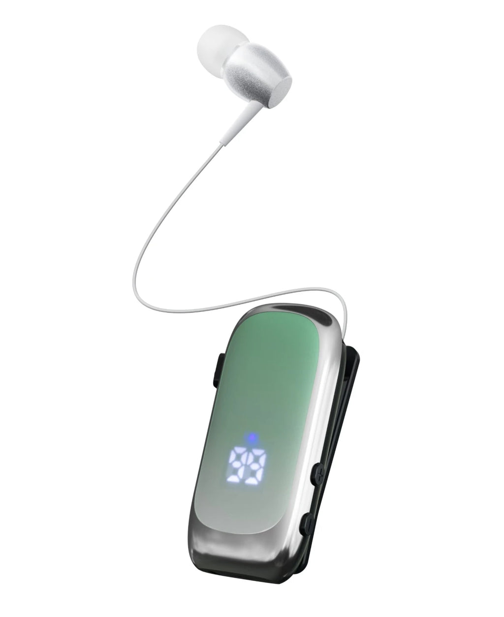2026 K88pro Hebrew V6.0 Bluetooth Clip on Headset Mini Business Headphones Wireless Earphone Lotus Earbud Handsfree 20H Working