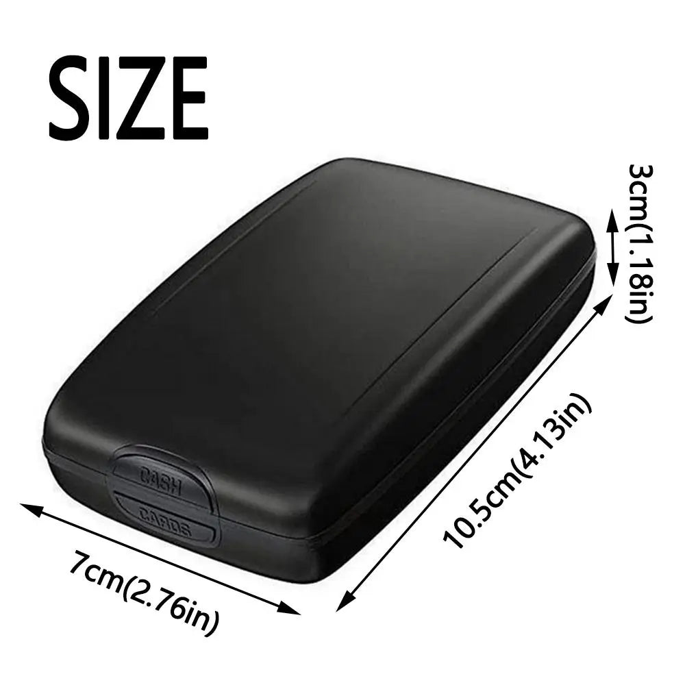 Large Capacity Credit Cards Holder Anti-Theft Card Case Passport Wallet Waterproof Hard Case Airplane Ticket Protector Women