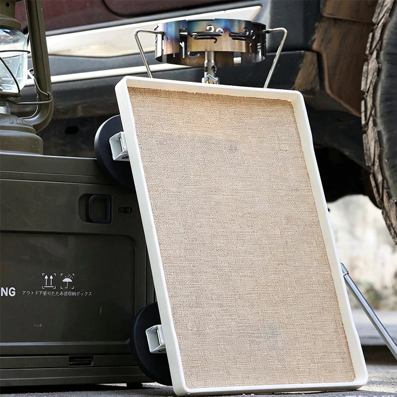 Foldable Magnetic Car Door Camping Tray Side Table Max Load 5kg Outdoor Travel Food Rack For Steel Body SUV Offroad Car