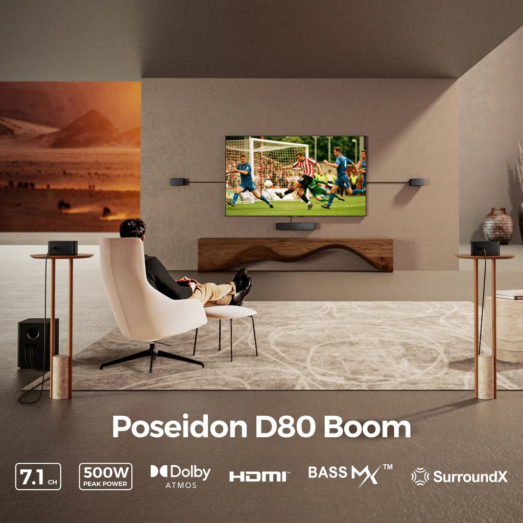 ULTIMEA 7.1 Surround Sound System Sound Bar for TV with Dolby Atmos & APP Control, Home Cinema Bluetooth Speaker with Subwoofer