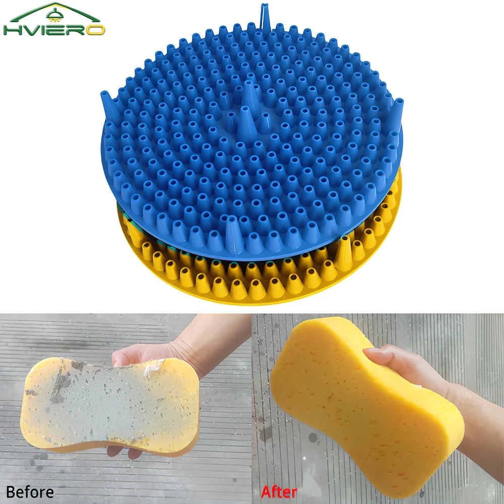 1X Car Wash S Stone Guard Isolation Net Funnel Bucket Filter Supplies Shop Tools Bullet Head Screen Beauty Cleaning Blue Yellow