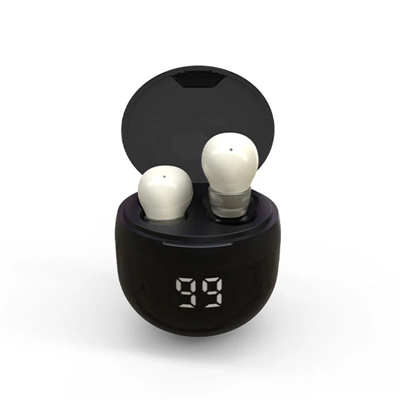SHUKE Invisible Sleep Wireless Earphone Bluetooth 5.3 Mini Earbuds Noise Cancelling Headset Touch Control Headphones With Mic