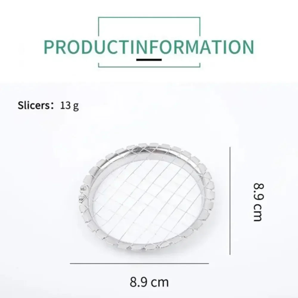 1Pc Cubes Round Grid Cutter Slicer for Egg, Mushrooms, Vegetables, Kitchen Cut Device Tools Chopper