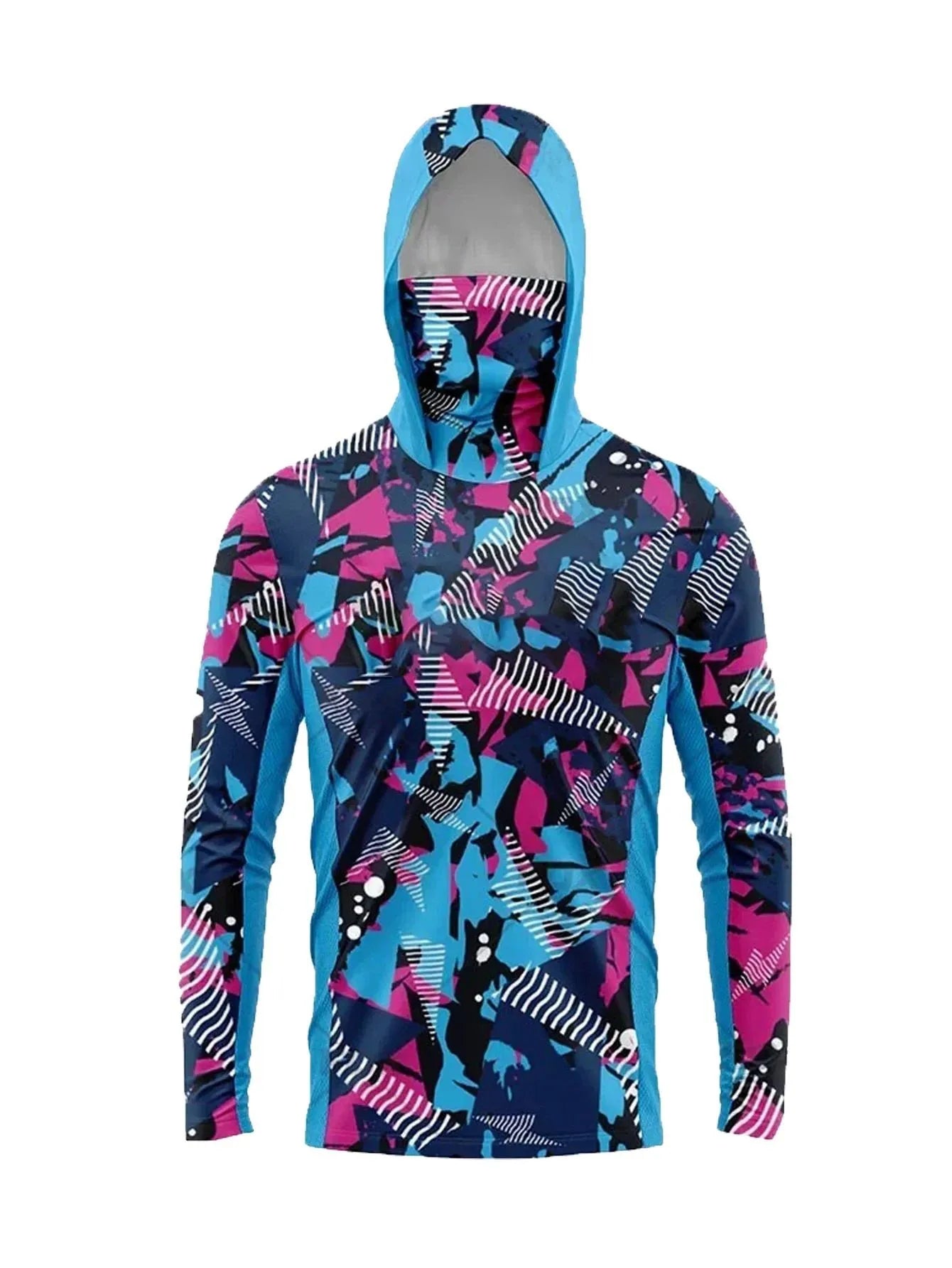 2026 Summer New Style Men's Long-Sleeved Shirt with 3D Graffiti Pattern Print for Sporty and Casual Wear Comfortable and Soft