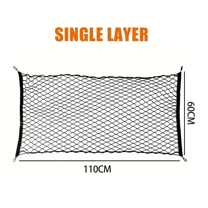 For Honda Pilot 2003-2025 Trunk Cargo Net Car Storage Organizing Mesh Bag Cargo Storage Rack Car Accessories 2004 2008 2014 2022