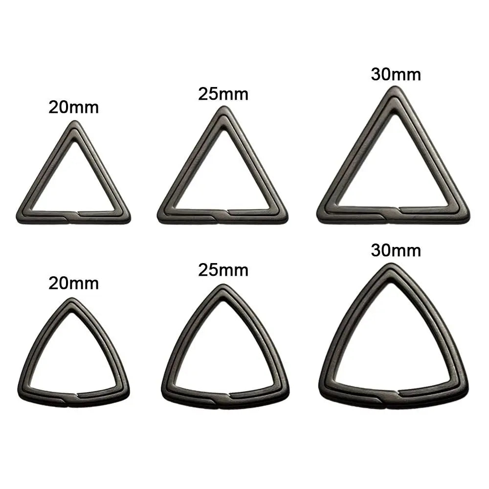Titanium Key Ring Super Lightweight Titanium Keychain Toasted Blue TC4 for Key Rings Holder Quickdraw Tool Creative Keyring