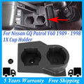 1PC New Cup Holder For Nissan GQ Patrol Y60 1989-1998 Car Front Center Console Dual Cup Holder Insert Car interior Accessories