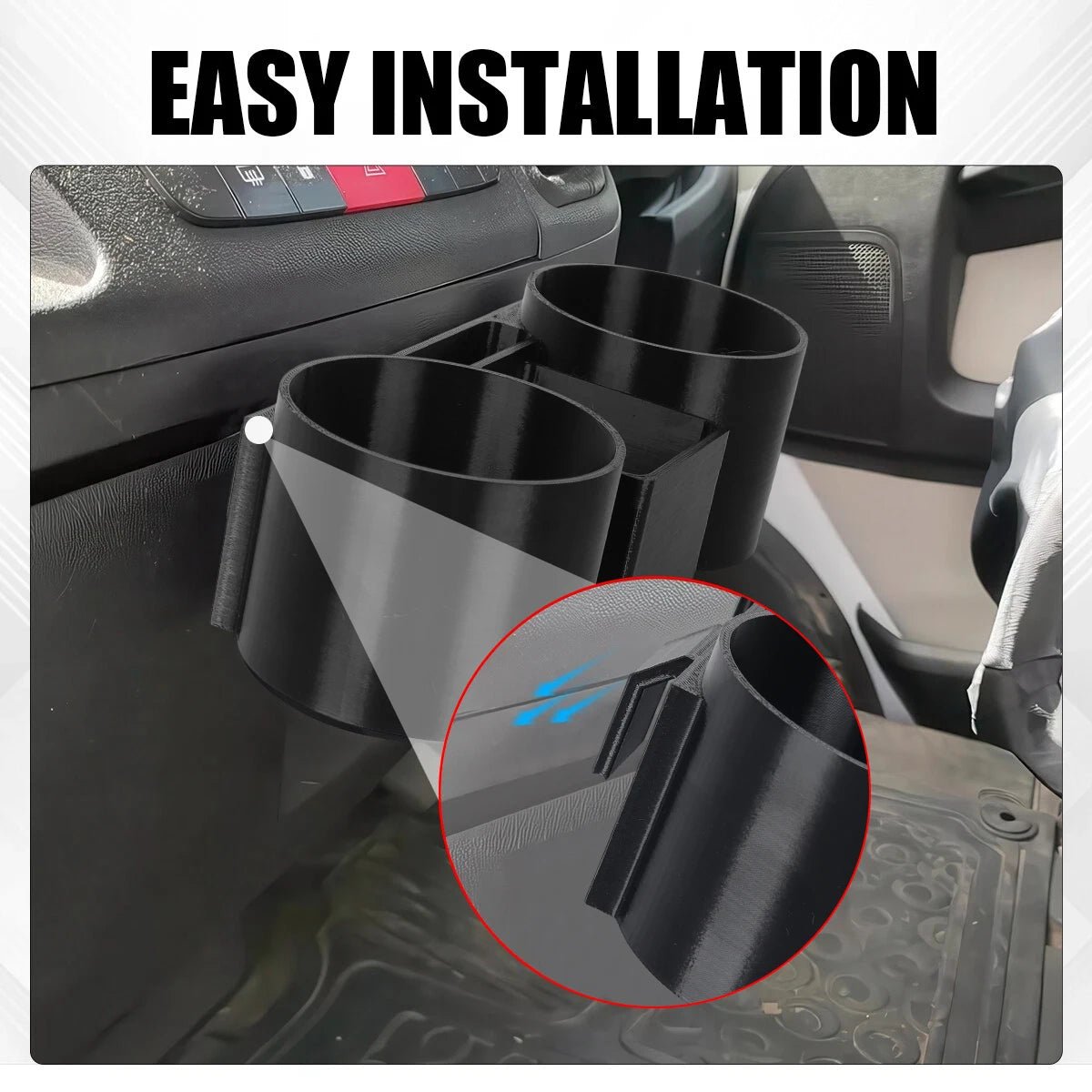 Car Inside Coffee Storage Holder Automobile Dual Cup Holder For  Fiat Ducato Peugeot Boxer Citroen Relay Van Centre 2007+