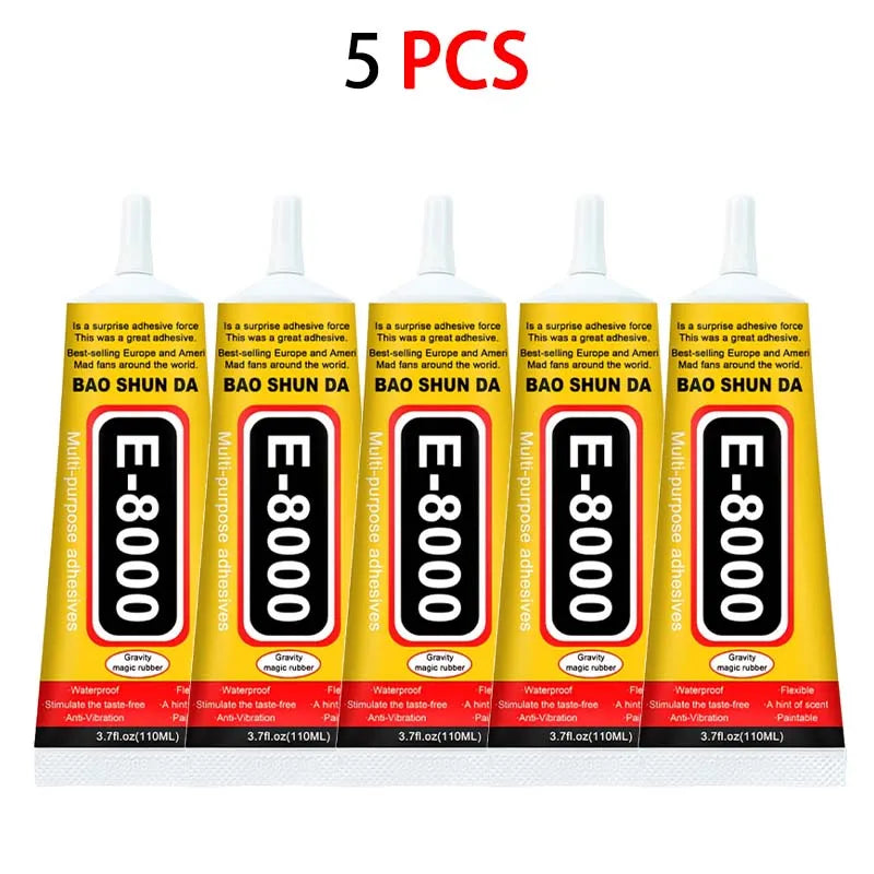 Office Glue (15g/110g) B7000 E8000—Waterproof and transparent adhesive for mobile phones and jewelry