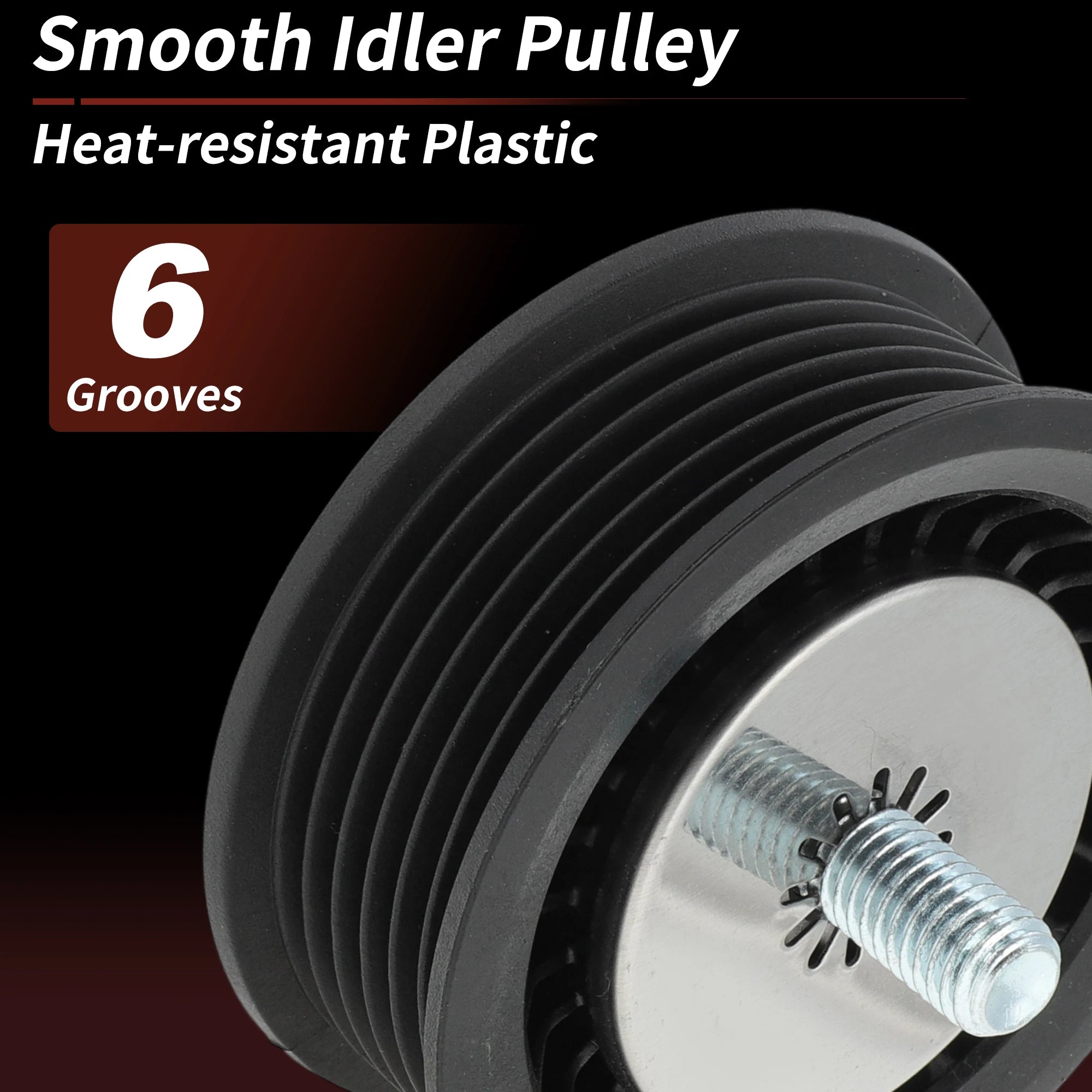 UXCELL No.12700122 Accessory Drive Belt Idler Pulley for Chevrolet for GMC for Cadillac