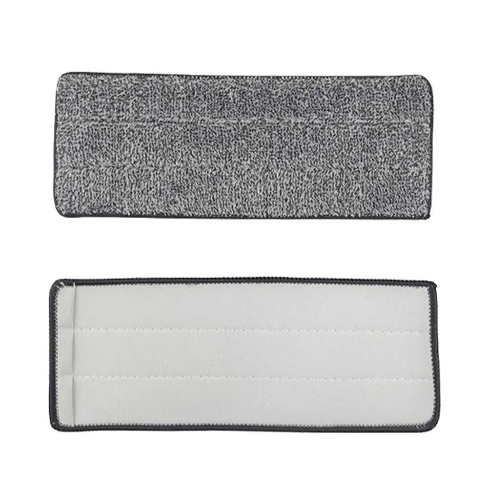 10pcs High Absorbency Flat Mop Cloth Washable Self Wring Replacement Mop Cloth Dry and Wet Cleaning Pad Floor Cleaning