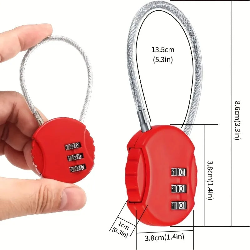 Digital Combination Lock, Luggage Suitcase Lock, Gym Locker Lock with A Password, Travel Backpack Drawer Lock