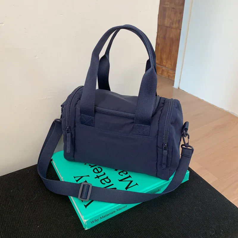 Large Capacity Commuting Crossbody Bags for Women Yoga Sports Shoulder Handle Bag Textured Casual and Versatile Bags for Travel