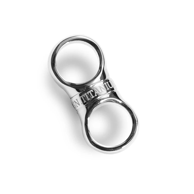 EDC Titanium Damascus Stainless Zirconium 360° Rotatable Keychain Buckle Keychain Car Pendant EDC Outdoor Tool