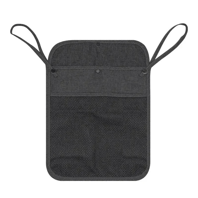 Multi-Function Mesh Design Storage/Bag Baby Cart Hanging Bag Large-Capacity Double Pocket Storage Bags Baby Supplies Storage-Bag