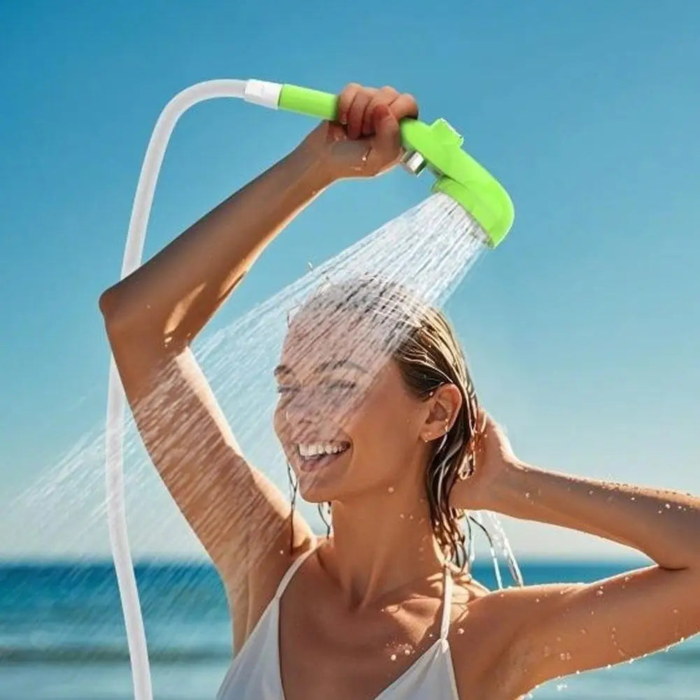 6000mAh Electric Camp Shower Full Screen Portable Pump for Outdoor Shower Car Cleaning Tool Set