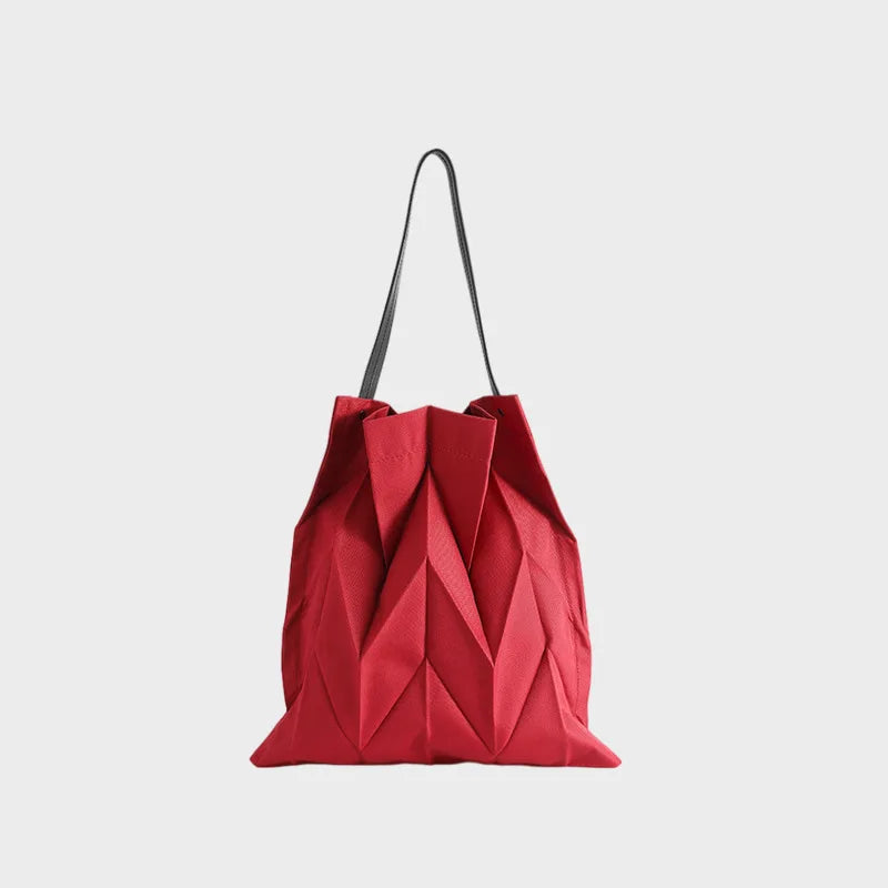 Trendy Geometry Canvas Tote Bags for Woman Versatile Folding Large Capacity Shopping Bags Lightweight Designer Bags Bolsos Mujer