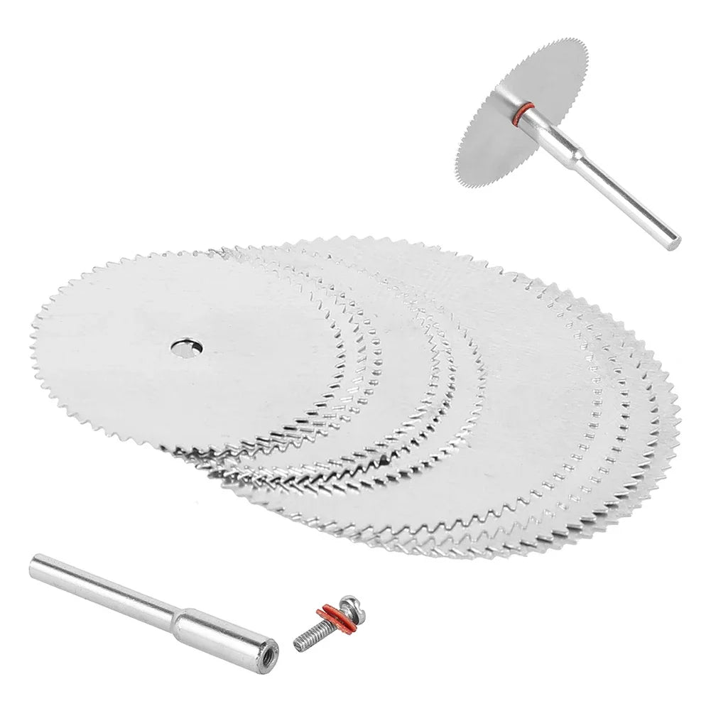 11pcs Mini Circular Saw Blade Disc wood working tools in wood saw hole saw Electric Grinding Cutting saw tool For Wood Cutting