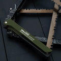 Folding Saw with Storage Bag Portable Wood Saw Aluminum Alloy Camping Foldable Hand Saw Outdoor Hiking Survival Tools