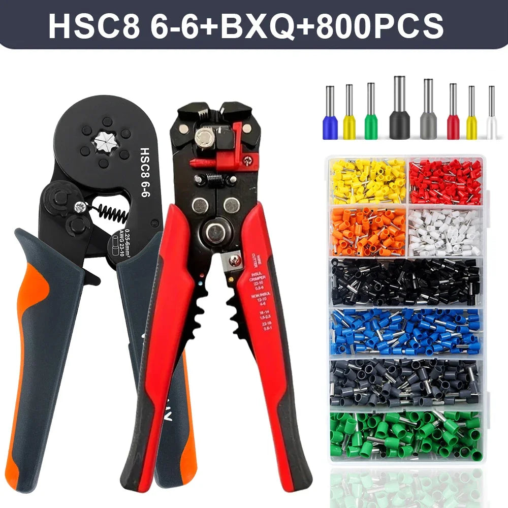 Wire Stripping Multifunctional Pliers For Cable Cut CrimpTerminal High Precision Automatic Hand Tool Crimper Cable Cutter