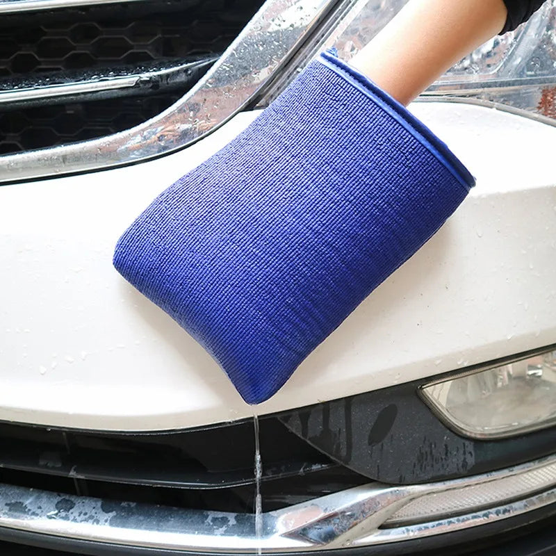 Clean Nanoscale Grinding Mud Washing Gloves Microfiber No Scratch Mitt Wash Decontamination Cloth for Car Polishing