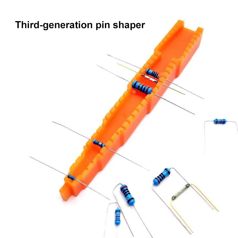1PCS Van Wall-Mounted Folding Clamp 8mm Hole Spacing Industrial Tool Electronics Assembly For Bending Transistors Resistors