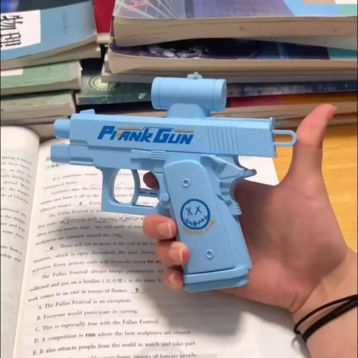 Funny Double-Sided Reverse Water Gun - Summer Prank Toy,Mini Tactical Water Sprayer for Kids & Adults, Pool Beach Water Fight