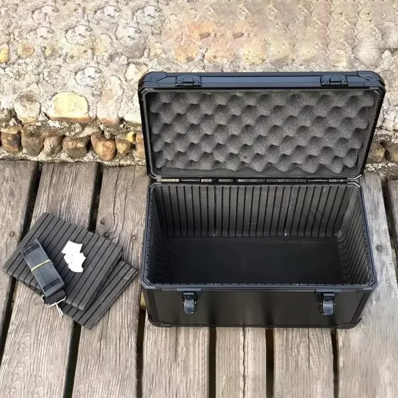 Aluminum Tool Box Storage Mechanic Multifunctional Tool Case Organizer Professional Waterproof Hard Case Large Tools Packaging