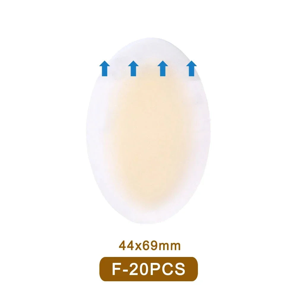 20/10pcs Hydrocolloid Foot Patch Heel Stickers Band-Aid Anti-Wear Adhesive Pain Bandage Emergency Kits Outdoor Camping First Aid