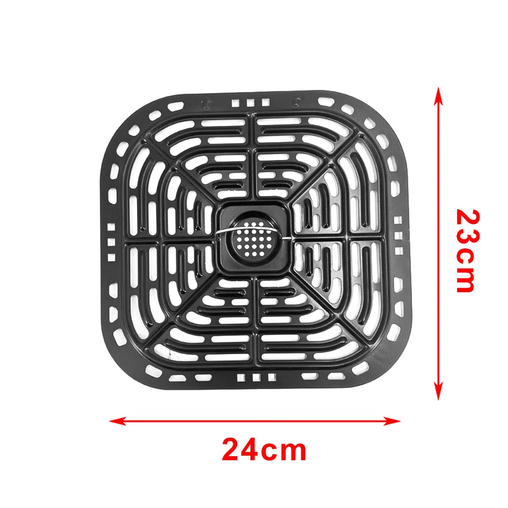 Airfryer Basket Replacement Grill Pan Oven Baking Mat Air Fryer Grid Accessories Parts Plate Tray Food Cooking Kitchen Divider