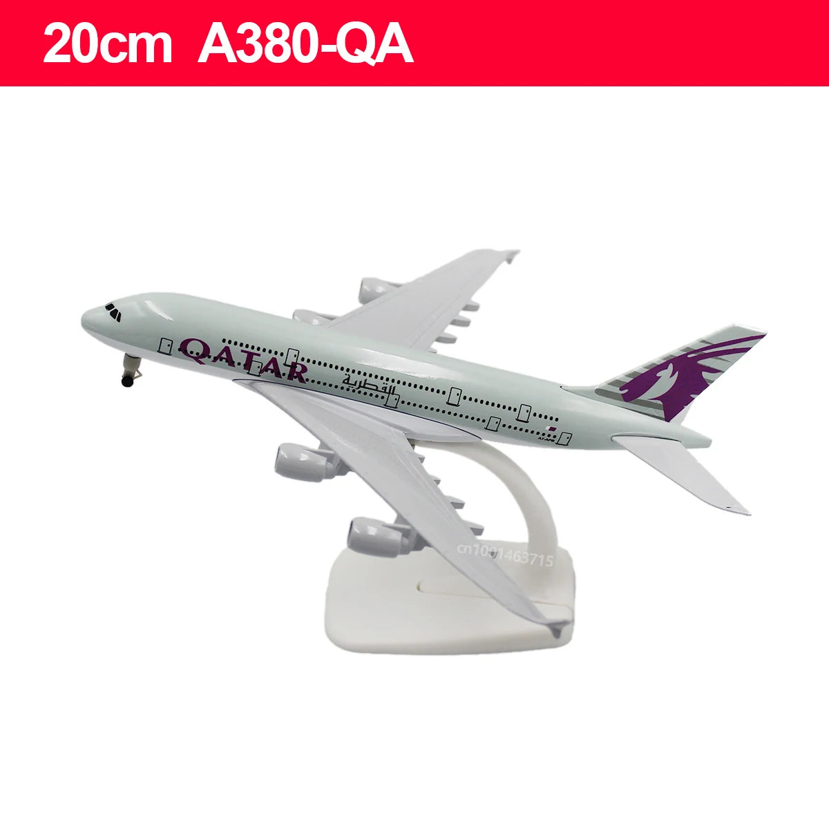 20CM Diecast Alloy Antonov An-225 "Mriya" B747 777 787 A380 350 330 Airplane Model 1/400 Scale