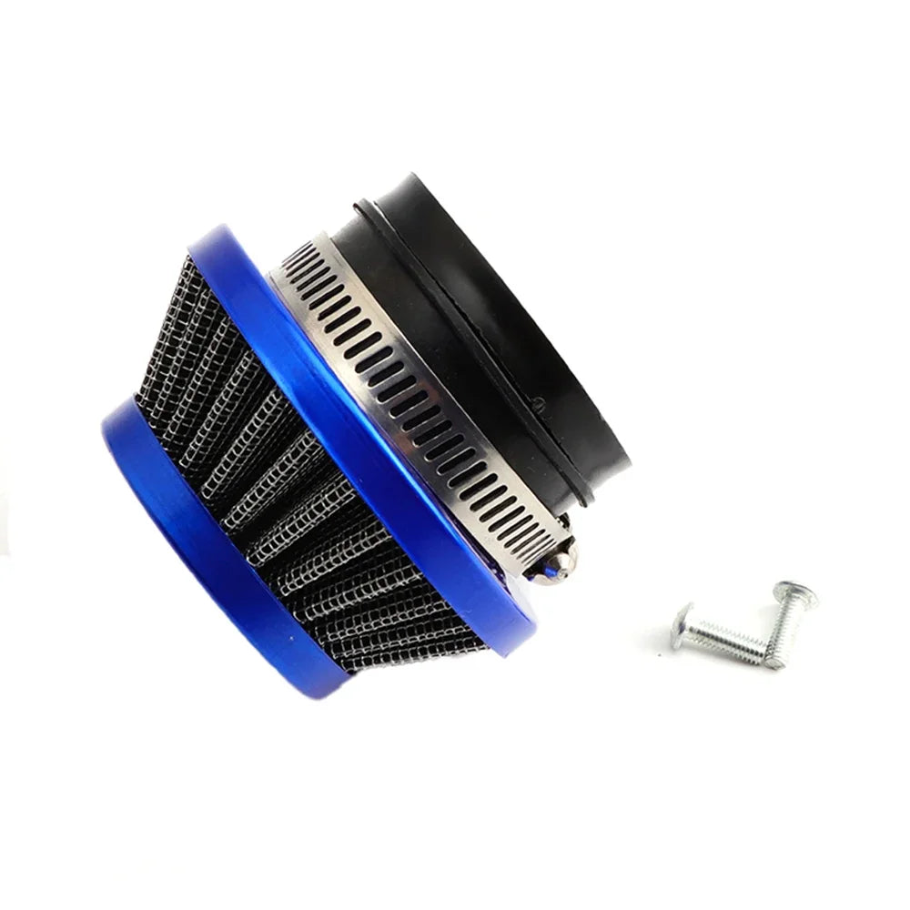 2-Stroke Pocket Bike Air Filter With Connector For 47cc 49cc Carburetor Mini Quad ATV Dirt Bike Go Kart