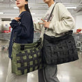 2025 versatile crisscross casual Tote Bags Functional package high-capacity shoulder bag handbag valise travel duffle