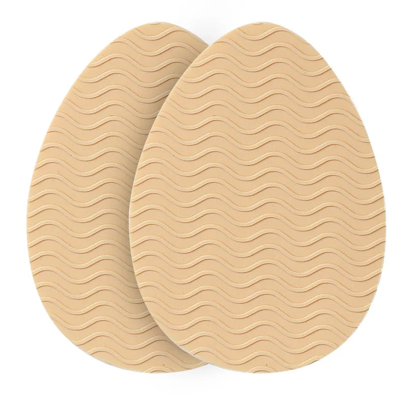 2Pcs High Heels Flat Shoes Sole Protector Stickers Non-slip Wear-resistant Forefoot Pad Sole Repair Products Self-adhesive New