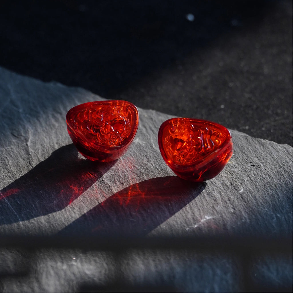 TANGZU WANER SG 2 Red Lion Edition 10mm PET Single Dynamic In-Ear Earphones with Silicone Storage Bag and Sancai Wide Bore