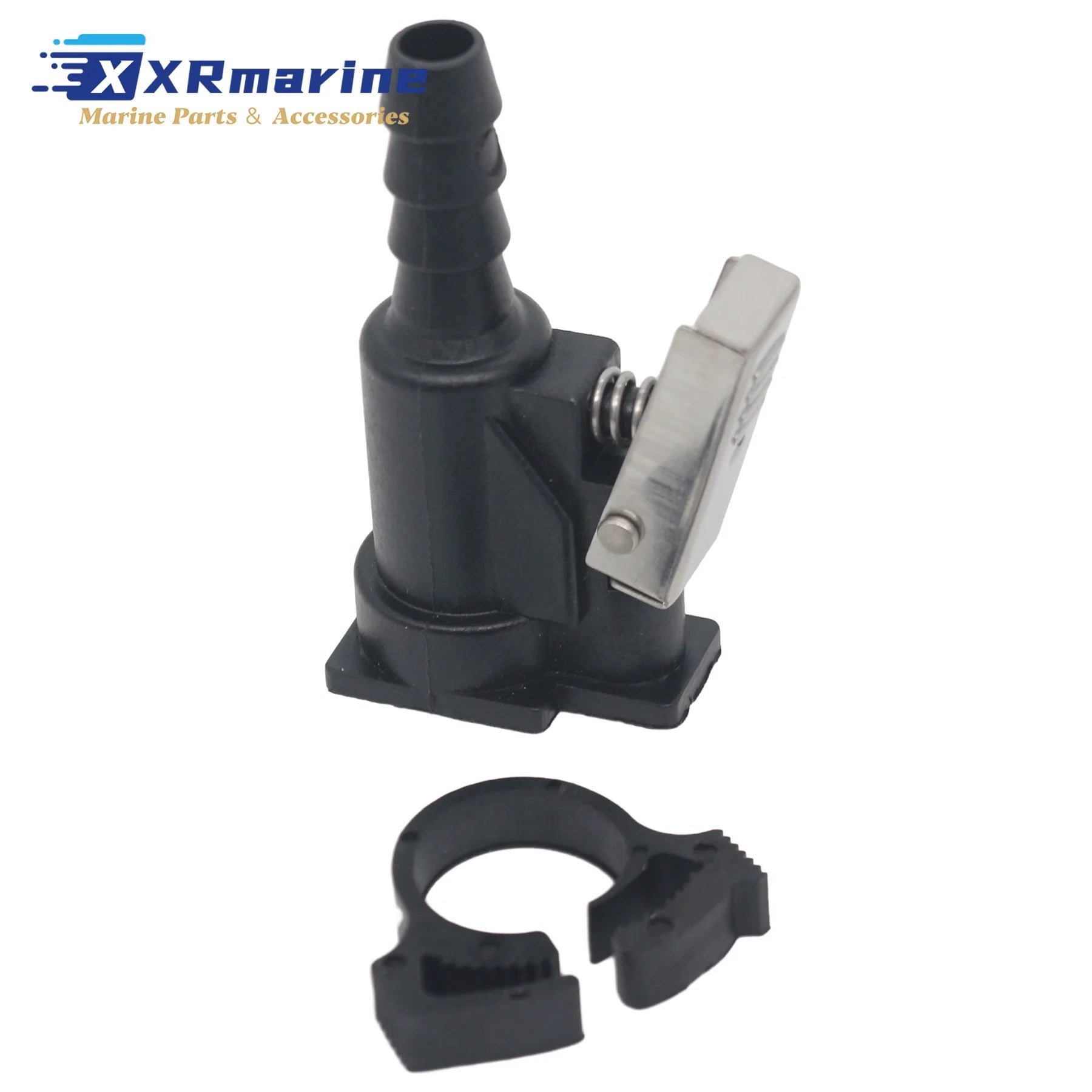 174508 8mm 5/16" Fuel Line Connector Fits for Johnson Evinrude 2.5 To 250 HP Outboard Engines Replaces 176745 775640