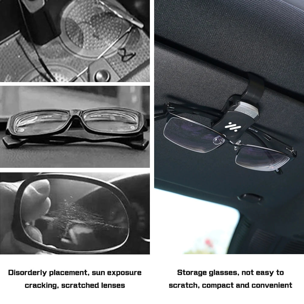 For IM Motors MG IM6 IM5 LS7 L7 LS6 L6 2026 2025 Car Visor Glasses Clip One-hand Pressing Eyeglasses Holder interior accessories