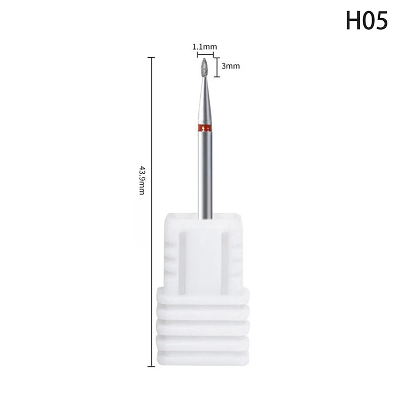 Hot Sale New Nail Drill Bit Mill Cutter All For Manicure Machine Bit Tools Accessories Cuticle Clean For Removing Nail Gel