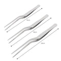 Kitchen Tongs Kitchen Utensil BBQ Tweezer Food Clip Kitchen Bar Chief Tongs Stainless Steel Portable for Picnic Barbecue Cooking