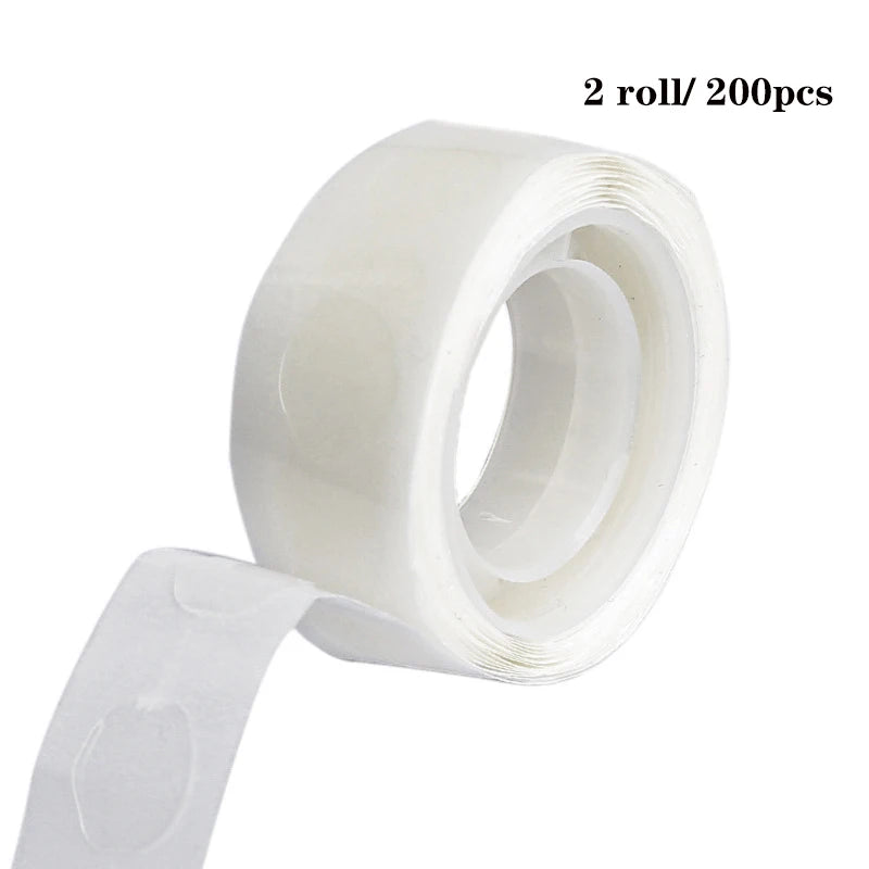 Circular Dot Adhesive for Students Double-sided Adhesive Transparent High Viscosity No Trace Multifunctional Fixed Sticker