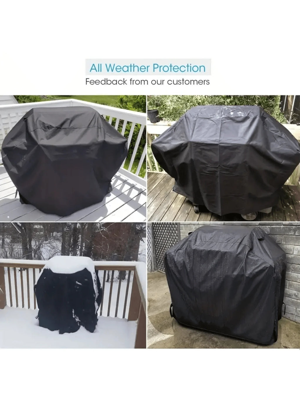 BBQ Outdoor Barbecue Cover Manufacturers Provide Outdoor Furniture Waterproof Rain and Dust Cover Oxford Cloth Barbecue Cover