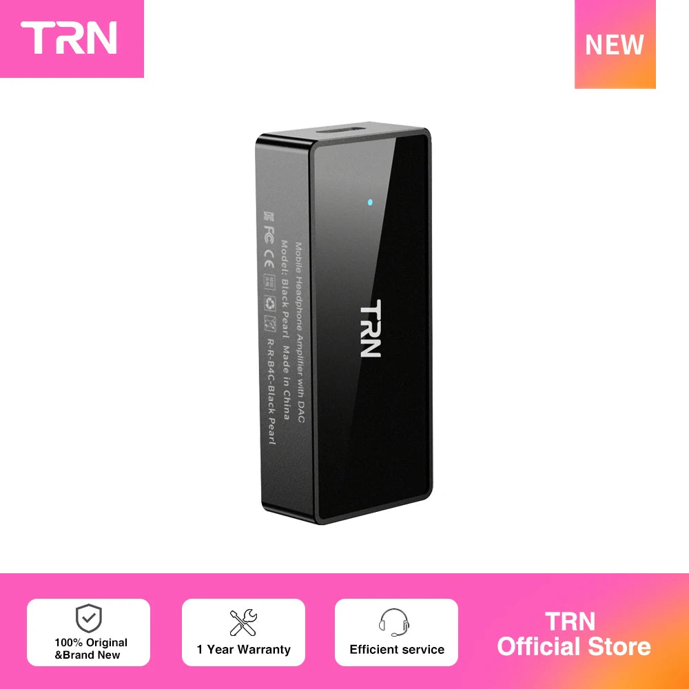TRN Black Pearl DAC Hi-Fi DAC/Amp Chip Earphone Amplifier