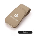Car Sun Visor Eyeglass Hanger Leather Storage Holder Clip For Leapmotor Reev 2021 2022 2023 2023 LP Leap T03 S01 C11 C01