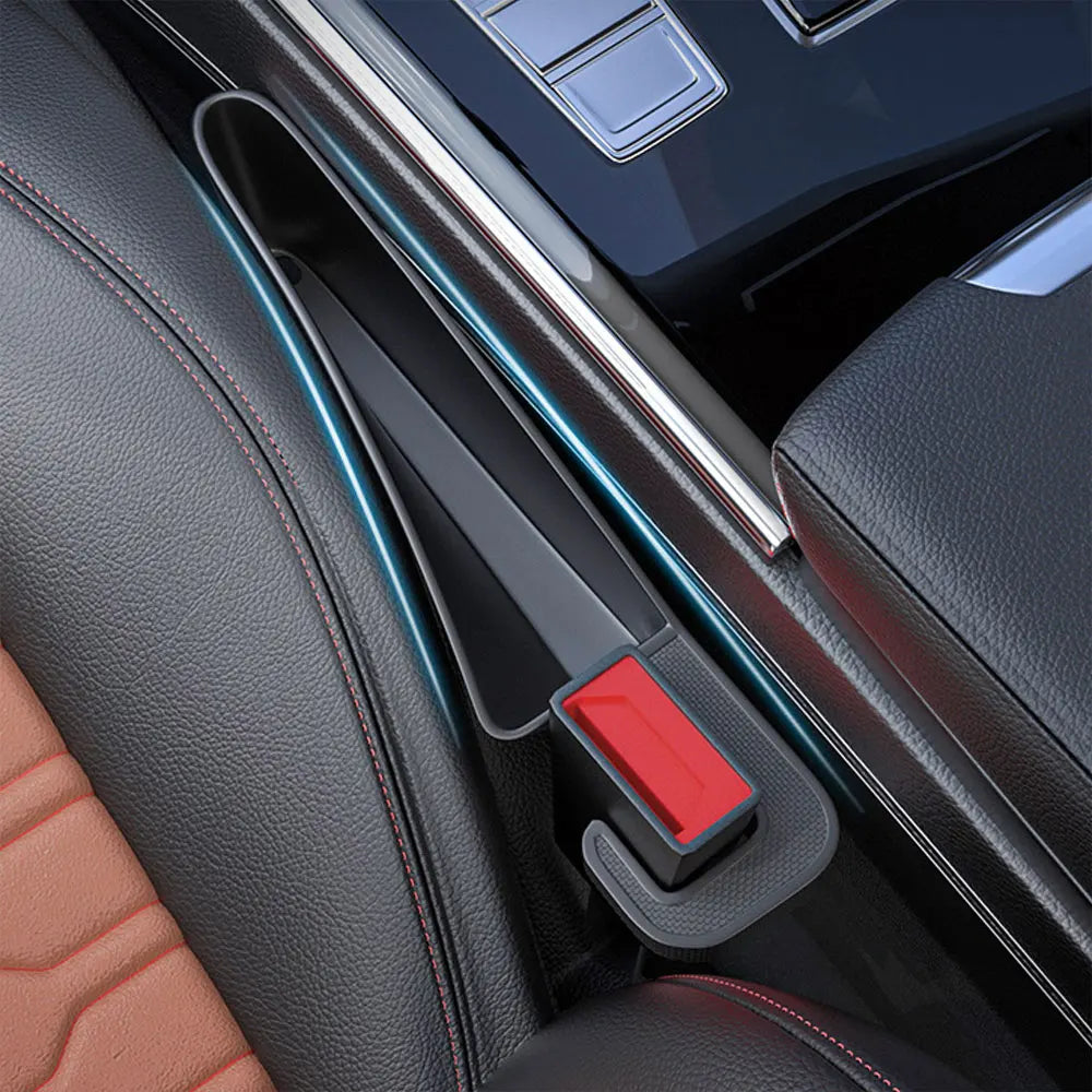2PCS Car Seat Gap Filling Storage Box For FIAT Abarth 500 Pulse Panda Tipo Strada 600 500L Mobi Auto Accessories