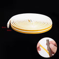 10m/20M/30M Weather Door Seal Diep Stripping Self-adhesive Draft Stopper Tape Window Weather Insulation Noise Rubber Sealing