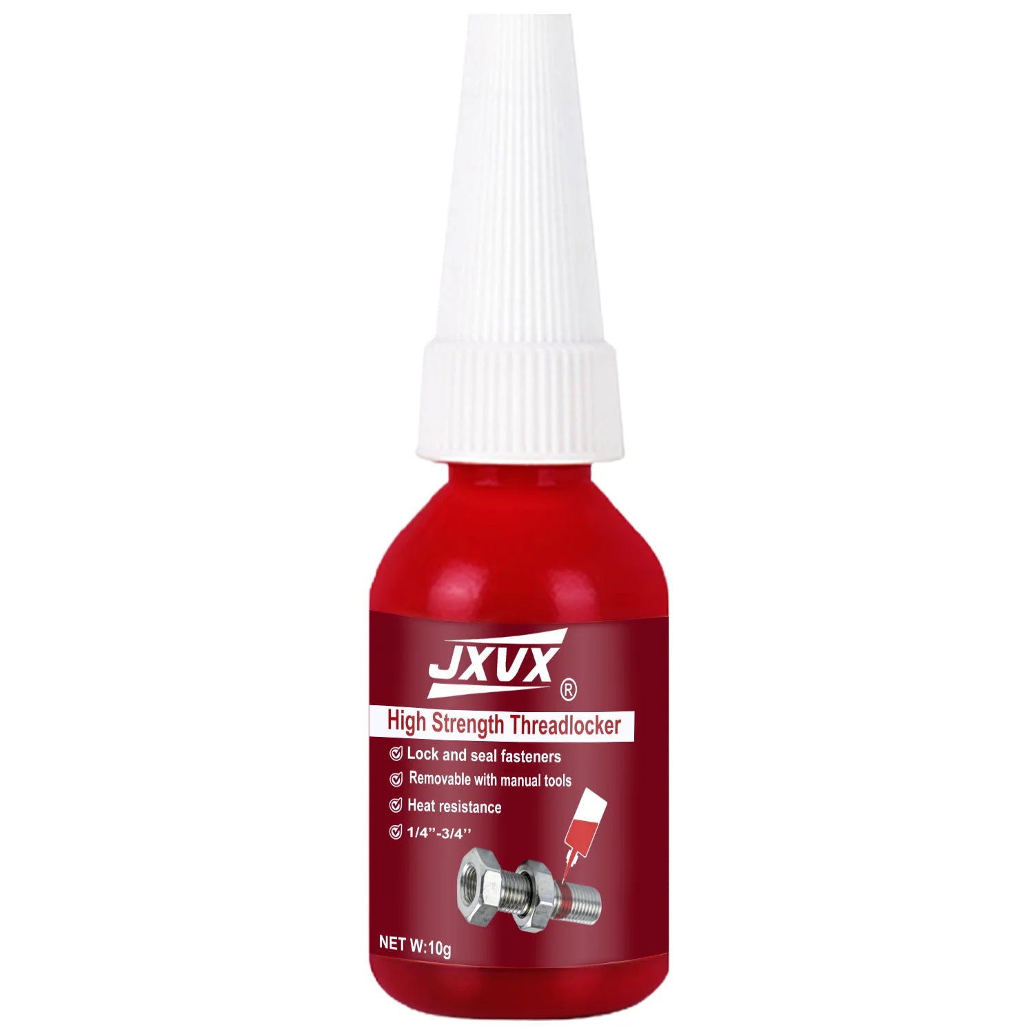 10 ml Blue/Red Threadlocker, Removable, Universal, Thread Sealant, Screw Adhesives, Threading Agents, High Strength Anaerobic Ad