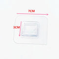 1Pcs Transparent Wire Shelf Wall Mount Sticker Sided Fixing Patch Wall Self Adhesive Hook For Kitchen Bathroom Gadget