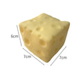 Squishy Cheese Cube Stress Ball Shapeable Squeeze Ball Non Rebound Sensory Fidget Toys for Kids and Adults Relaxing Gifts 2026